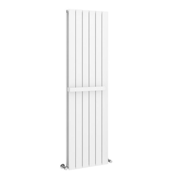 Urban Vertical Radiator   White   Double Panel (1600mm High) 456mm Wide with Rail - Image 4