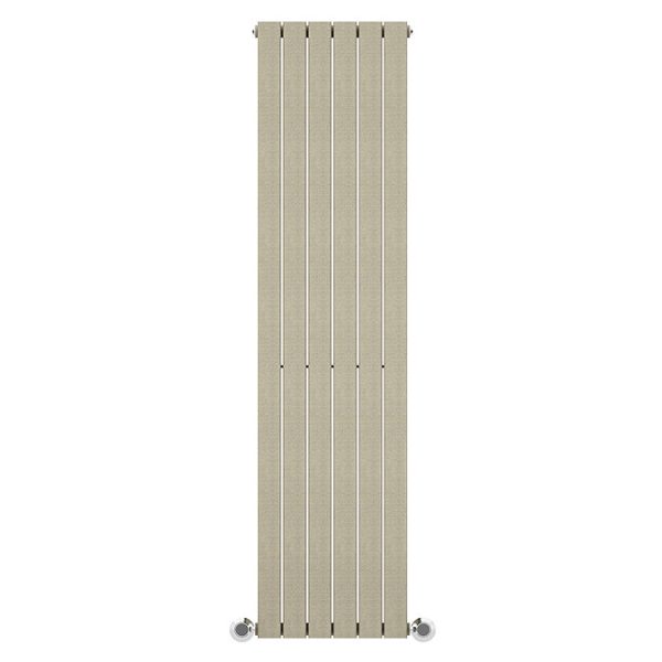 Urban Vertical Radiator   Taupe Speckled Stone Effect   Double Panel (1600x456mm) - Image 4