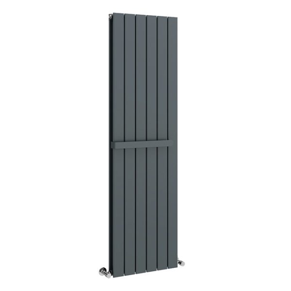 Urban Vertical Radiator   Anthracite Grey   Double Panel (1600mm High) 456mm Wide with Rail - Image 6