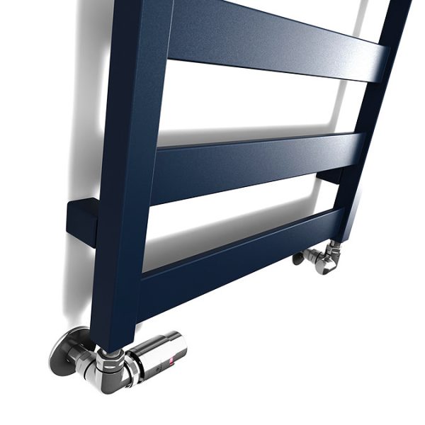 Terma Vivo Denim Blue Heated Towel Rail 1390 x 300mm - Image 5