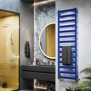 Terma Vivo Denim Blue Heated Towel Rail 1630 x 500mm