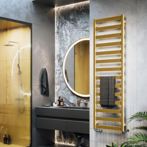 Terma Vivo Brass Heated Towel Rail 1630 x 500mm