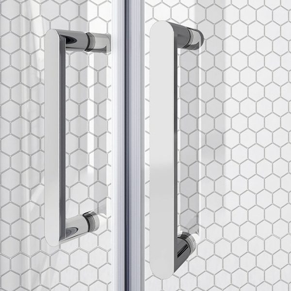 Venice 1700 x 800mm Double Sliding Door Shower Enclosure + Pearlstone Tray - Image 3