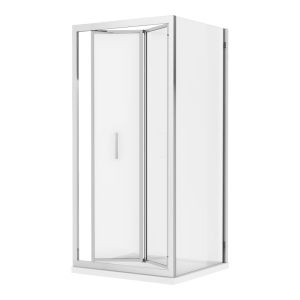 Venice 900 x 900mm Bi Fold Door Shower Enclosure + Pearlstone Tray