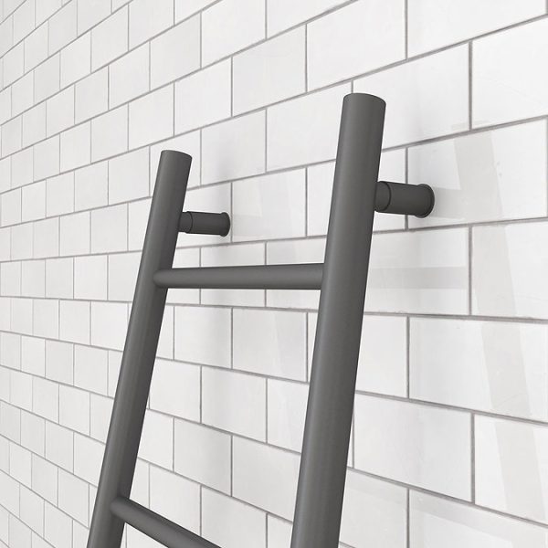 Venice Anthracite Leaning Ladder 1800 x 500mm Heated Towel Rail - Image 5