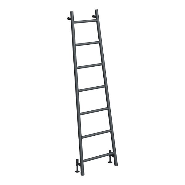 Venice Anthracite Leaning Ladder 1800 x 500mm Heated Towel Rail - Image 3