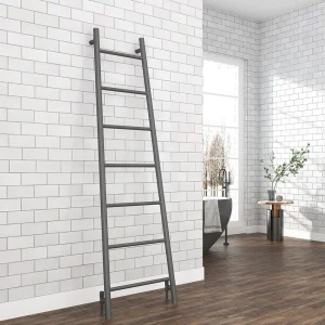 Venice Anthracite Leaning Ladder 1800 x 500mm Heated Towel Rail