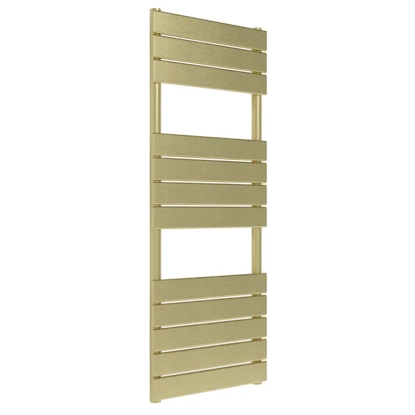 Venice Pannello Heated Towel Rail   Brushed Brass (1213 x 500mm)
