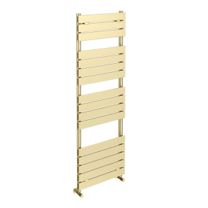 Venice Pannello Heated Towel Rail   Brushed Brass (1512 x 500mm)