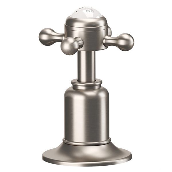 Crosswater Belgravia Crosshead 3 Tap Hole Basin Mixer   Brushed Nickel - Image 3