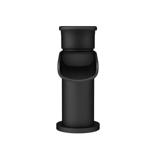 Valencia Matt Black Waterfall Basin Mixer Tap + Waste - Image 2
