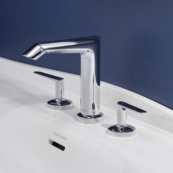 Riobel Venty Three Hole Basin Mixer   Chrome - Image 3