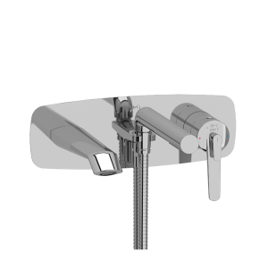 Riobel Venty Wall Mounted Bath Shower Mixer   Chrome