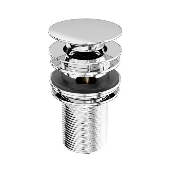 Burlington Claremont Regent   Chrome Basin Mixer with Click Clack Waste - Image 4