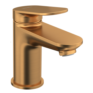 Duravit Wave S Size Single Lever Basin Mixer   Brushed Bronze