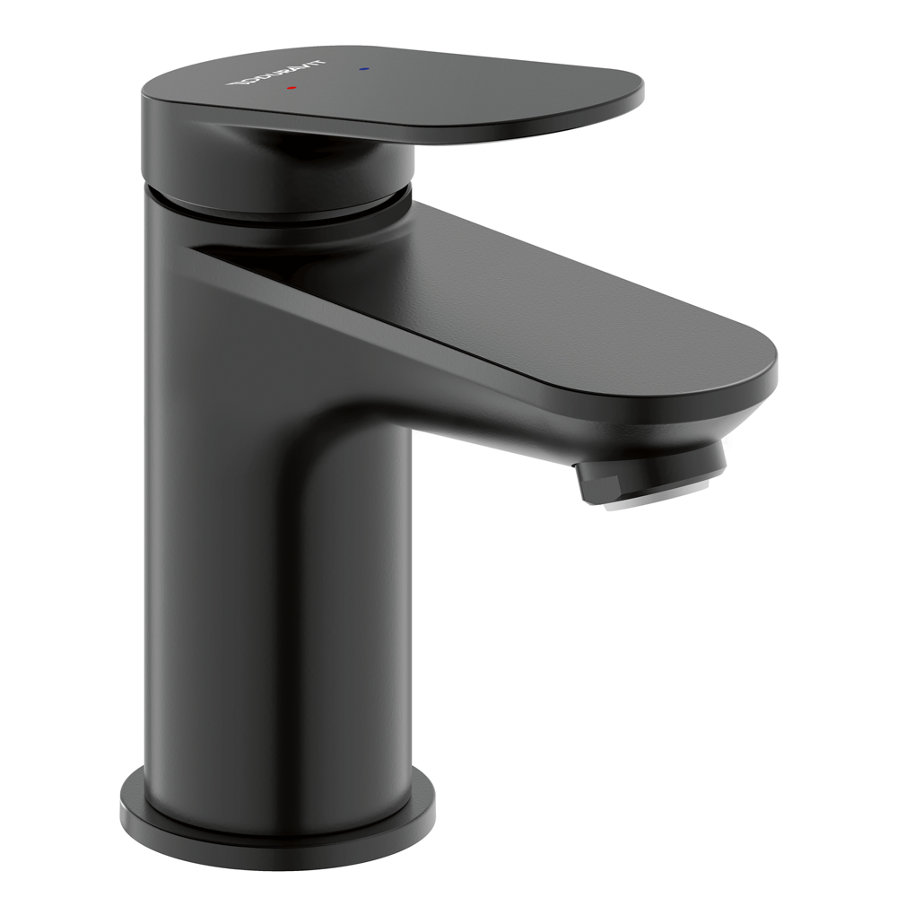 Duravit Wave S Size Single Lever Basin Mixer Matt Black