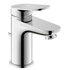 Duravit Wave FreshStart Single Lever Basin Mixer with Pop up Waste Set   Chrome