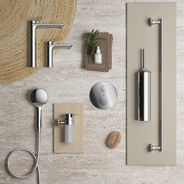 Duravit Wave M Size Single Lever Basin Mixer   Chrome - Image 2
