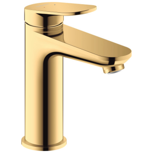 Duravit Wave M Size Single Lever Basin Mixer   Polished Gold