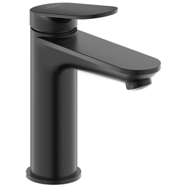 Duravit Wave M Size Single Lever Basin Mixer   Matt Black