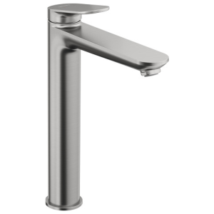 Duravit Wave XL Size Single Lever Basin Mixer   Brushed Stainless Steel