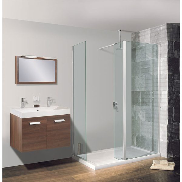 Crosswater   Walk In Low Profile Acrylic Shower Tray with Waste - Image 3