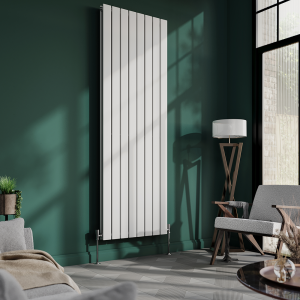 Urban Vertical Radiator   White   Double Panel (1800mm High) 608mm Wide