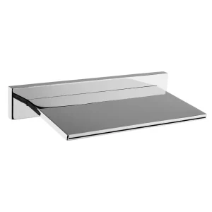 Monza Waterfall Wall Mounted Bath Spout   Chrome