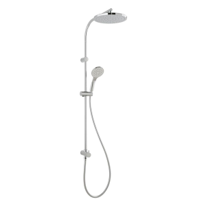 Vado Round Rigid Riser Kit with Diverter and Integral Outlet