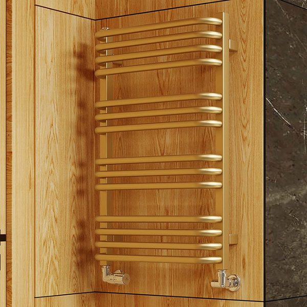 Terma Alex H760 x W500mm Brass Heated Towel Rail - Image 2
