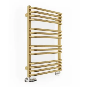 Terma Alex H760 x W500mm Brass Heated Towel Rail