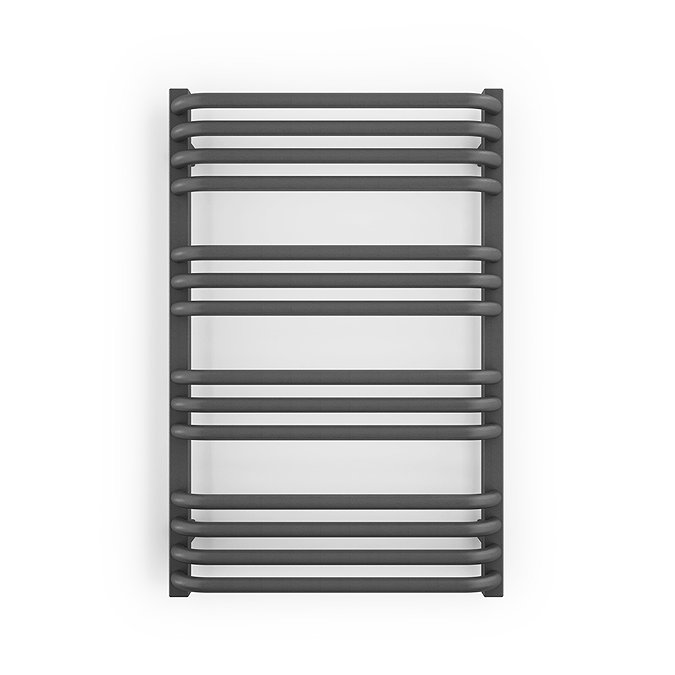 Terma Alex H760 x W500mm Modern Grey Heated Towel Rail - Image 5