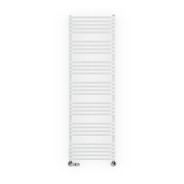 Terma Alex H1580 x W500mm White Heated Towel Rail - Image 3
