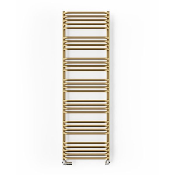 Terma Alex H1580 x W500mm Brass Heated Towel Rail - Image 5