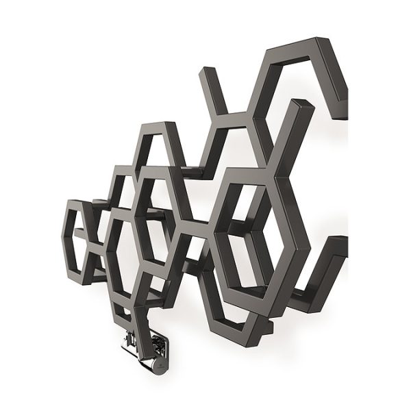 Terma Hex H502 x W1126mm Sparkling Grey Designer Radiator - Image 7