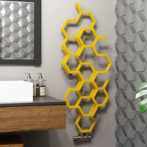 Terma Hex H1220 x W486mm Mustard Designer Radiator
