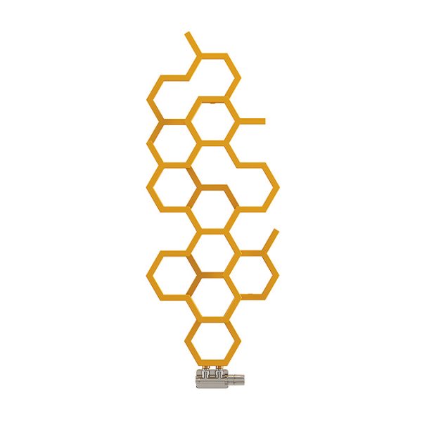Terma Hex H1220 x W486mm Mustard Designer Radiator - Image 5
