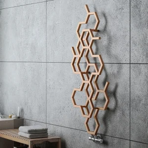 Terma Hex H1220 x W486mm Bright Copper Designer Radiator