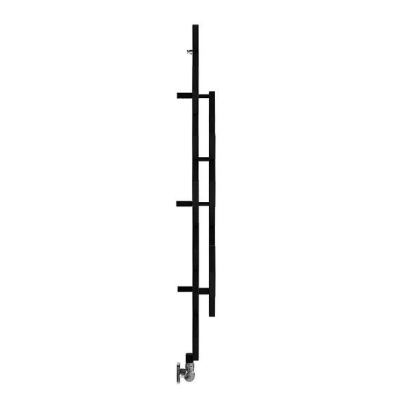 Terma Hex H1220 x W486mm Matt Black Designer Radiator - Image 6