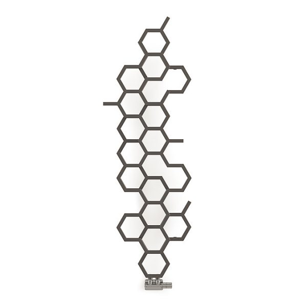 Terma Hex H1700 x W573mm Sparkling Grey Designer Radiator - Image 6