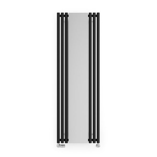 Terma Rolo Mirror H1800 x W590mm Heban Black Designer Radiator - Image 5