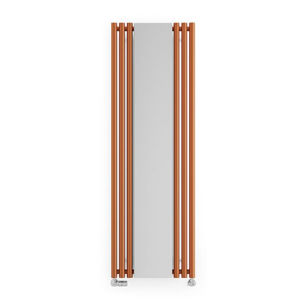 Terma Rolo Mirror H1800 x W590mm True Copper Designer Radiator - Image 5