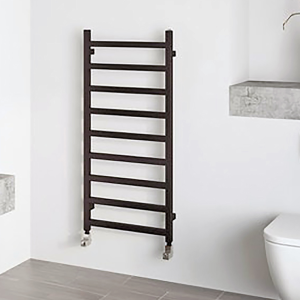 Terma Simple Heban Black Heated Towel Rail 1080 x 500mm