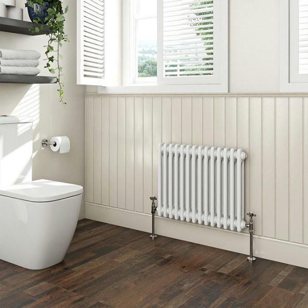 The Heating Co. 834 x 500mm Corso 2 Column White Radiator - Image 2