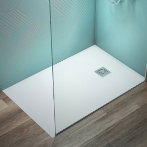 Ideal Standard Pure White Ultra Flat S+ Rectangular Shower Tray + Waste