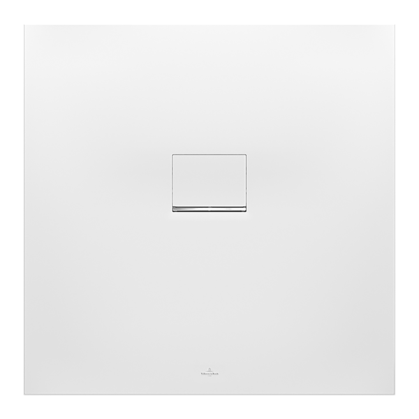 Villeroy & Boch Squaro Infinity Square Shower Tray 900 x 900mm   Stone White