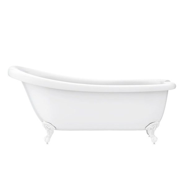 Oxford 1710 Roll Top Slipper Bath + White Leg Set - Image 5