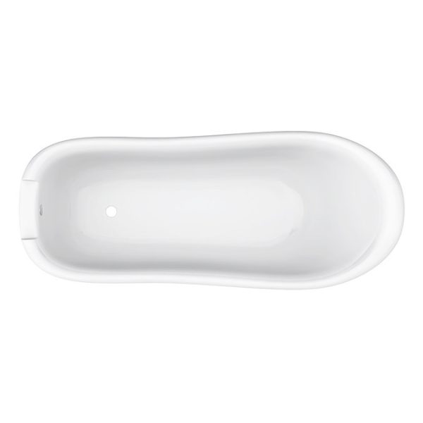 Oxford 1710 Roll Top Slipper Bath + White Leg Set - Image 6