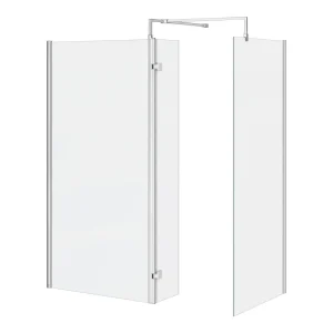 Nova 1700 x 800 Wet Room (inc. Screen, Side Panel + Return Panel) No Tray