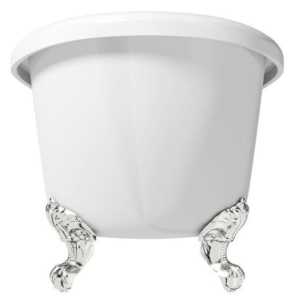 Orchard Winchester 1690 x 705mm Slipper Freestanding Bath with Chrome Feet - Image 6